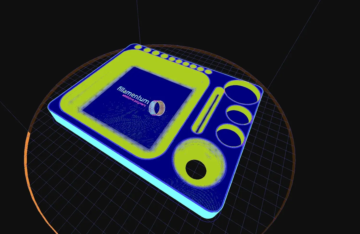 Prototype rolling tray for Fillamentum