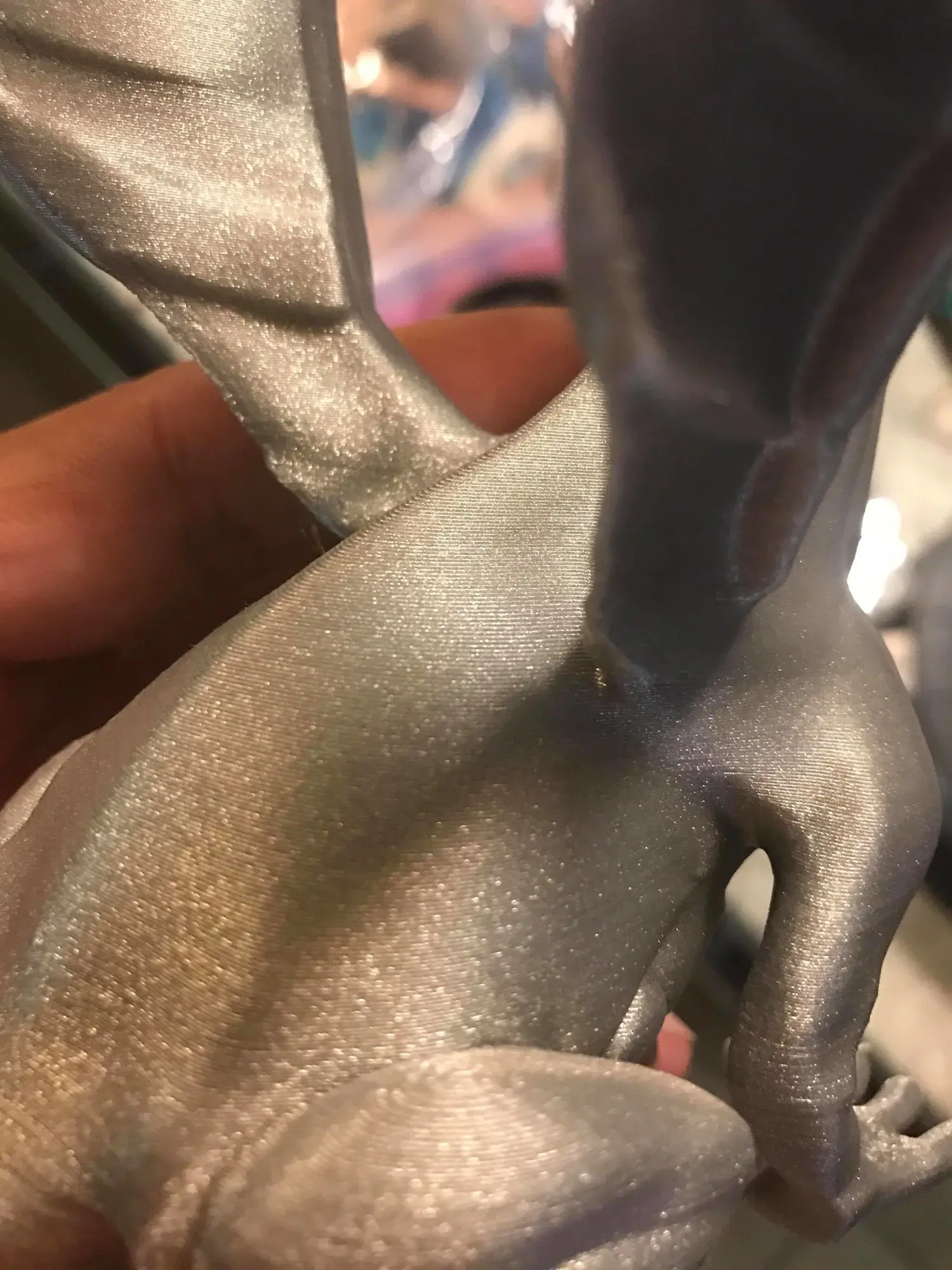 Closeup of PLA curves